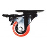 Rodachin De Pvc Con Freno 2pg