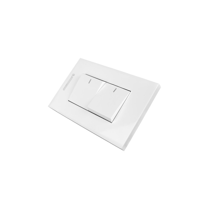 Interruptor Doble Conmutable 10a 110v-250v Color Blanco