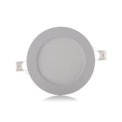 Panel Led De Incrustar Luz Blanca Redondo 24W 10"