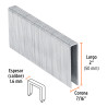 Caja con 1000 grapas corona 7/16" cal. 16, 50mm