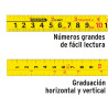 Flexómetro Gripper contra impactos 5 m cinta 19 mm, Truper