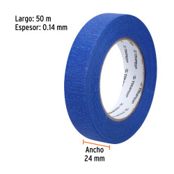 Cinta enmascarar azul 12622 Truper