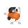 Compresor Lubricado 50L Truper
