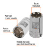 Copa Estandar De 6 Puntas 5/8" Mando 1/2 Truper