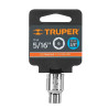 Copa Estándar de 5/16", 6 puntas, cuadro 3/8", Truper