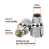 Copa Estándar de 5/16", 6 puntas, cuadro 3/8", Truper