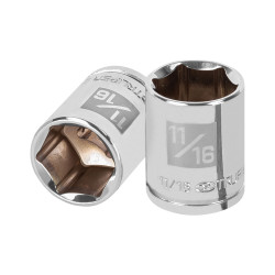 Copa Estándar 11/16", 6 puntas, cuadro 3/8", Truper