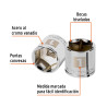Copa Estándar 1", 6 puntas, cuadro 3/8", Truper