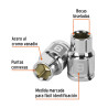Copa Milimétrica 9 mm, 6 puntas, cuadro 3/8", Truper