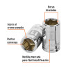 Copa Milimétrica 11 mm, 6 puntas, cuadro 3/8", Truper