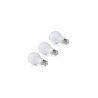 Kit X3 Bombillos Led Luz Blanca 9w E27