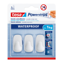 Gancho Adhesivo tesa Baño Waterproof 1kg x3und