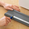 Tesamoll® Perfil Flexible Tapa Puerta Doble Rollo Gris