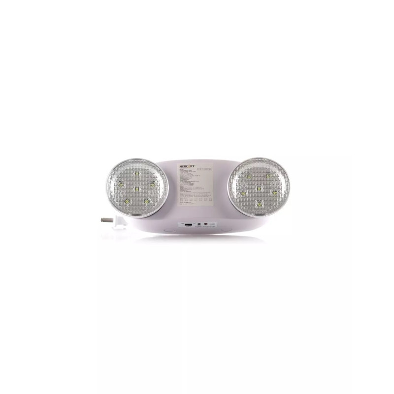 Lampara Led De Emergencia Luz Blanca 5.4w 2x2.7w