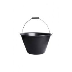 Balde negro para construcción
