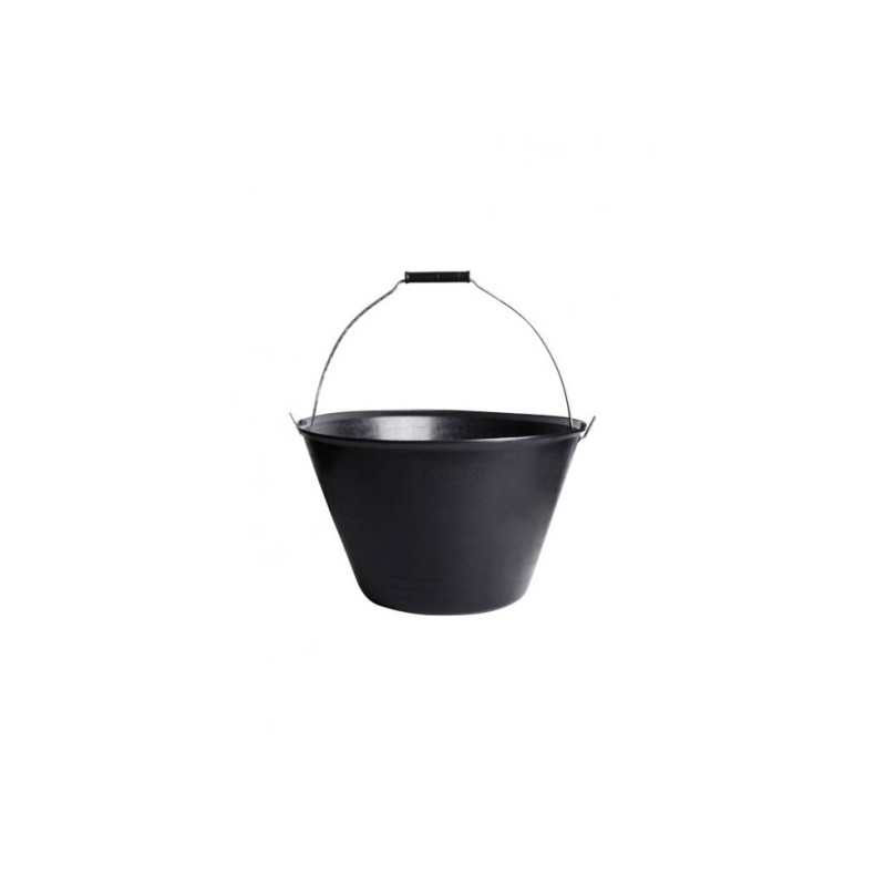 Balde negro para construcción