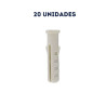 20 unidades Chazo Taco Estriado 1/4