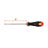 Destornillador Punta Pala 1/4"x 6" Con Mango Comfort Grip Truper