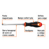 Destornillador Punta Pala 5/16"x 4" Con Mango Comfort Grip Truper