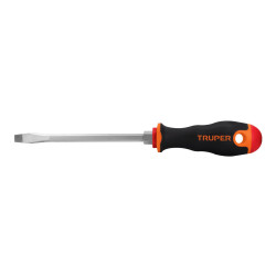 Destornillador Punta Pala 5/16"x 4" Con Mango Comfort Grip Truper