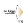 Linterna de minero, 65 lúmenes, 7 LED, 3 pilas AAA, Pretul"