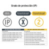 Linterna de minero, 65 lúmenes, 7 LED, 3 pilas AAA, Pretul"