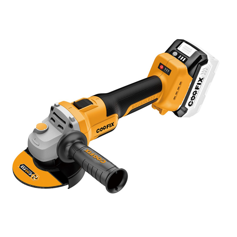 Pulidora Inalámbrica, Industrial, 20v, Brushless, 4-1/2 (115mm), Sin Accesorios, Alta Calidad Coofix + Maletin