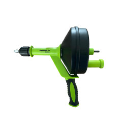 Sonda Destapacaños Manual Con Adaptación A Taladro 7,6 Mts, Tuberias, Desagues, Sanitarios, Lavamanos Ferreco Expert