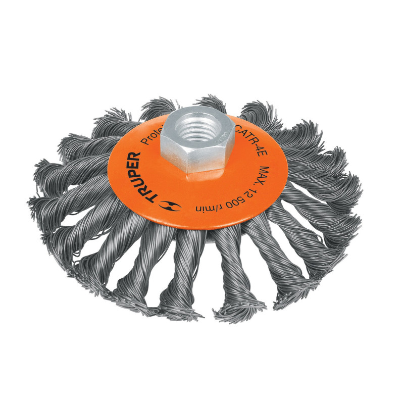 Grata Tipo Plato Alambre Trenzado Calibre 0.35MM 5/8" 11 Truper