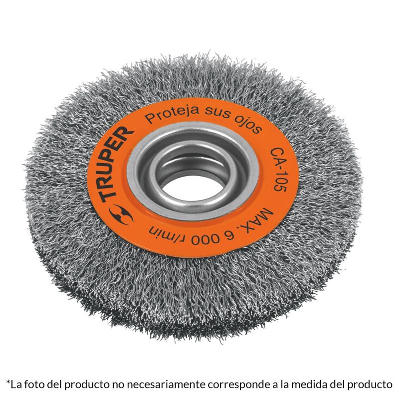 Grata Alambre Ondulado 6" Calibre 0.35MM 1 1/8" Truper