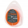 Hilo Para Guadañadora En Blister, 2.4 mm x 12 m, Naranja Truper