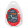 Hilo Para Guadañadora En Blister, 2.7 mm x 12 m, Rojo Truper