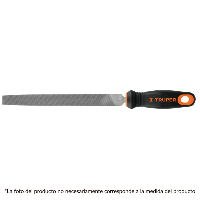Lima Plana Bastarda Con Mango 3/4" Truper