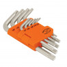 Juego De 9 Llaves Torx Largas Plastico Abatible Truper