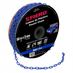 Cadena Plastica 3MM 7 Color Azul Fiero