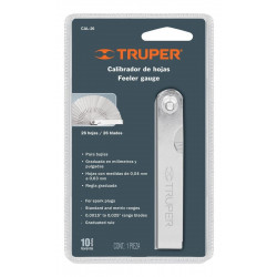 Calibrador De Galgas 26 Hojas Truper