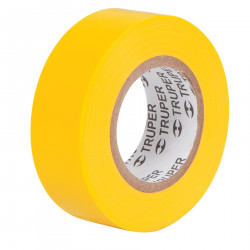 Cinta De Aislar PVC Amarillo 9M X 19MM Truper