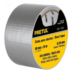 Cinta Para Ducto 10M 0.16MM Espesor Pretul