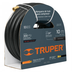 Manguera De Caucho Para Compresor 1/4 10M Truper