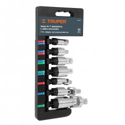 Juego De Adaptadores y Borrachos 7 Piezas Truper