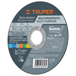 Disco Para Corte Extrafino Multimaterial 4 1/2" Truper