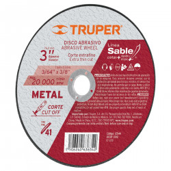Disco Para Corte Extrafino De Metal 3" Truper
