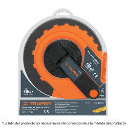 Cinta Metrica Fibra De vidrio Carcasa Plastica 20M Truper