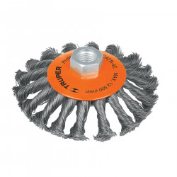 Grata Tipo Plato Alambre Trenzado Calibre 0.35MM 5/8" 11 Truper