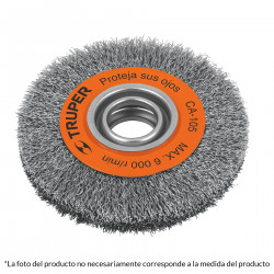 Grata Alambre Ondulado 6" Calibre 0.35MM 1 1/8" Truper