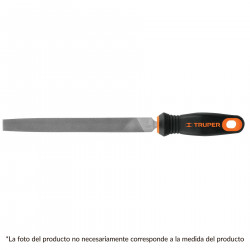 Lima Plana Bastarda Con Mango 1" Truper