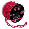 Cadena Plastica 8MM 7 Color Rojo Fiero