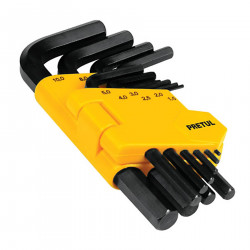 Juego De 10 Llaves Bristol (Pulgadas) Organizador Plastico Pretul