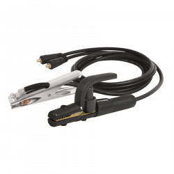 Juego De Cables Con Pinzas Para Soldar 210A 2.8m Truper