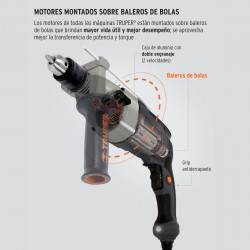 Taladro Percutor 1/2" Industriales 900W Truper